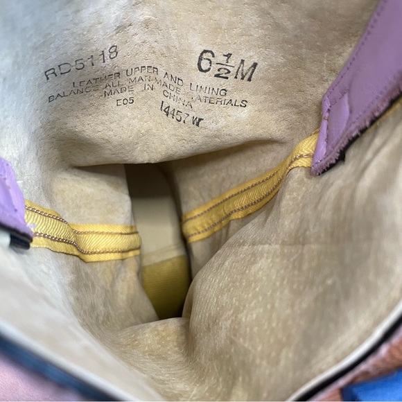 Durango Lilac Star Vintage Western Cowboy Boots - Picture 7 of 16